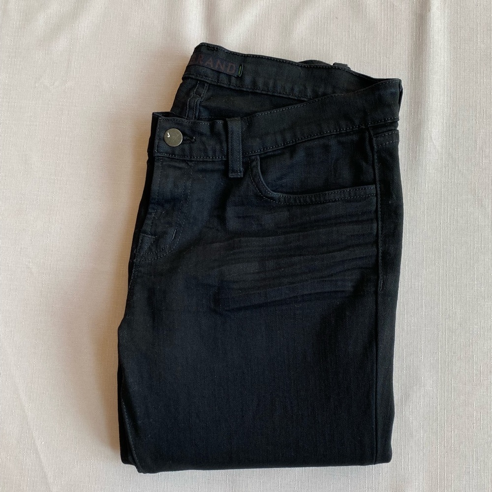 J Brand, Size 30,JettBlackPencil Split Leg Skinny